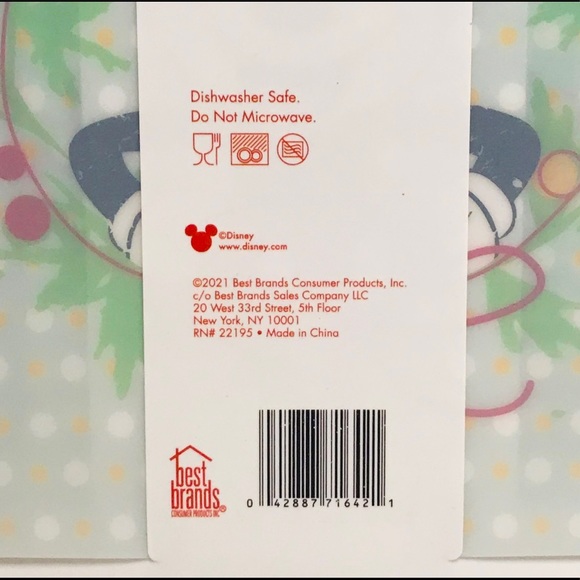 Disney Mickey Mouse Flexible Cutting Boards Christmas 8" X 11" Set Of 4 NEW. - Picture 8 of 8